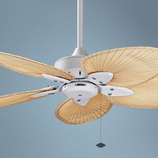 44" Windpointe Matte White Blade Ceiling Fan   #F2195