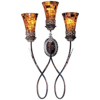 Metropolitan Salamanca 34 1/4" High 3 Light Wall Sconce   #60239