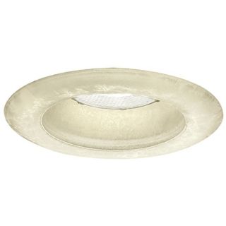 Frosted Cracked Ice Effetre Glass 6" Recessed Trim   #N4059
