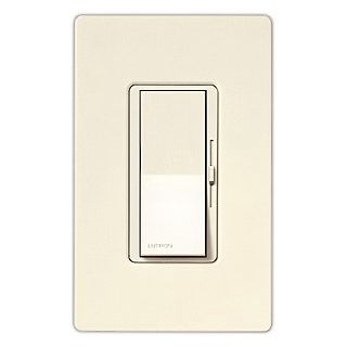 Lutron Diva SC 600W Single Pole Biscuit Off White Dimmer   #30526