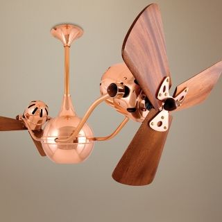 42" Vent Bettina Polished Copper Standard Ceiling Fan   #39741 46868