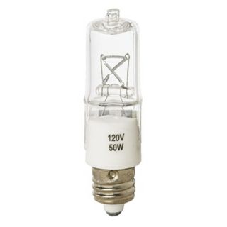 Tesler 50 Watt Mini Can Clear Short Halogen Light Bulb   #01839
