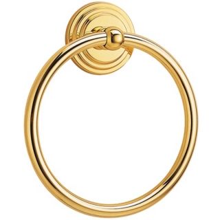 Gatco Marina 7 3/4" High Solid Brass Towel Ring   #U6510