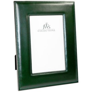 Green 4x6 Cowhide Leather Photo Frame   #W5125
