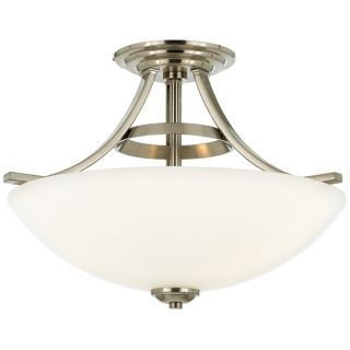 Ibsen Collection Brushed Nickel 17" Wide Ceiling Light   #J4105