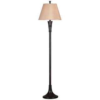 Rowley Mahogany Bronze Finish Floor Lamp   #H9457