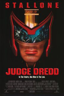 Judge Dredd Movie Poster 27x40 B Sylvester Stallone Armand Assante