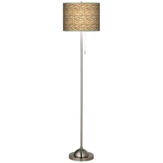 Seagrass Giclee Shade Floor Lamp   #99185 N1686