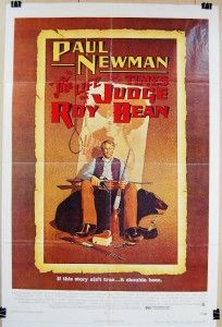 1972 The Life Times of Judge Roy Bean Original 27x41 Movie Poster Paul