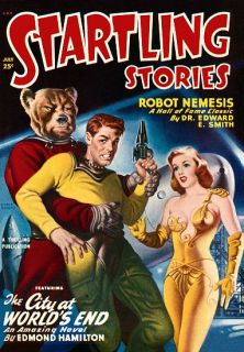 Startling Stories July 25c Robot Nemesis   Vintage Science Fiction