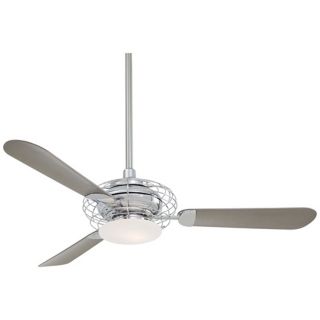52"  Minka Aire Acero Steel and Nickel Ceiling Fan   #88506