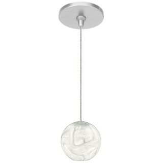 LBL Paperweight Clear Sphere Nickel Pendant Light   #W5801 47250