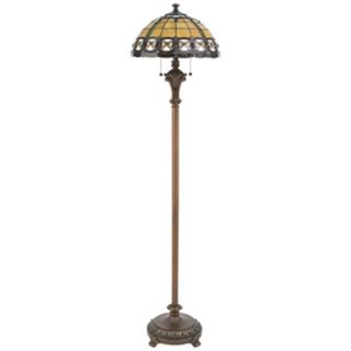 Lite Source Polare Bronze Tiffany Style Floor Lamp   #H4844