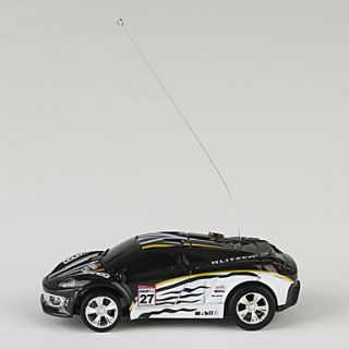 USD $ 11.79   Zebra Stripe 163 Mini Radio Control Racing Car (Black