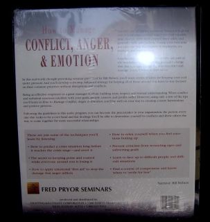 New in shrinkwrap Fred Pryor Seminar How to Manage Conflict, Anger