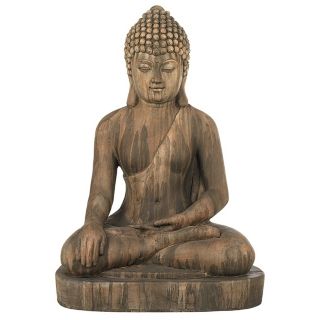 Sitting Buddha 29 1/2" High Outdoor Statue   #60090