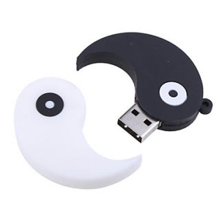 EUR € 10.64   2gb ying yang estilo usb flash drive (preto e branco
