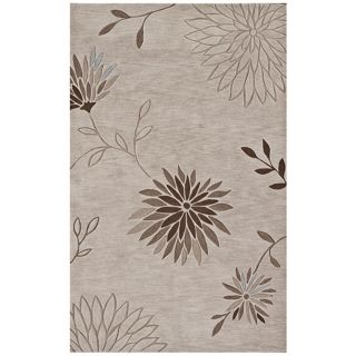 Franklin Collection Blooming Linen Area Rug   #N6055