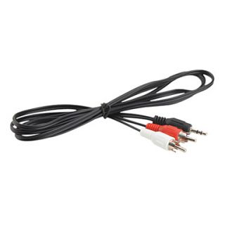 EUR € 3.67   3,5 mm mannelijk naar 2 RCA mannelijk av adapterkabel