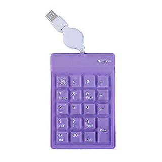 EUR € 7.53   19 llave de silicona usb teclado numérico (púrpura