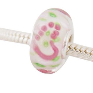 EUR € 2.75   sterling zilver en kristal lampwork kunstenaar style