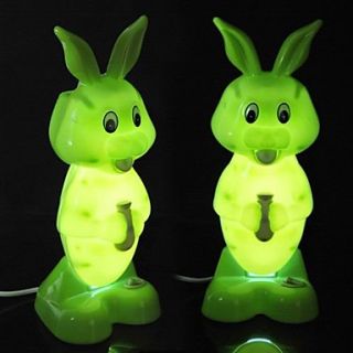 EUR € 19.77   luce verde chiaro a forma di coniglietto, Gadget a