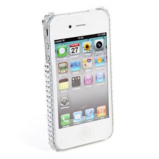 USD $ 3.79   Trendy Protective PVC Case with Crystals Cover for iPhone