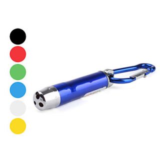 Mini White Light, Red Laser and UV Flashlight with Clip