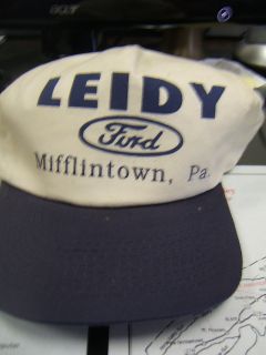 Leidy Ford Mifflintown Juniata PA White and Blue Hat