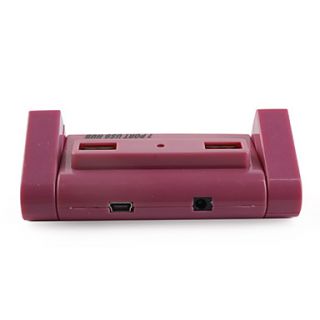 EUR € 12.78   7 poorts USB 2.0 hub (roze), Gratis Verzending voor