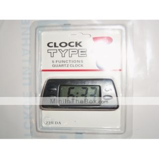 USD $ 7.79   LCD Digital Car Dashboard Desk Clock with Night Light