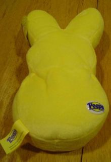 Just Born Peeps Soft Yellow Bunny Peep 8 Plush Stuffed Animal Toy New