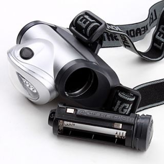 USD $ 5.49   8 LED Headlamp Powered by 3 x AAA Batteries (80LM),