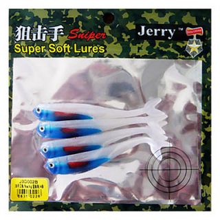 USD $ 4.69   Soft Fishing Lure 90mm(4 Pieces Packed/Color Assorted