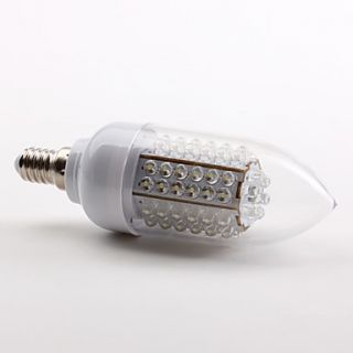 USD $ 7.89   E14 3.5W 78 LED 190 210LM Natural White Light LED Candle