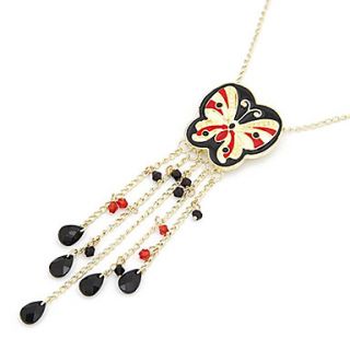 EUR € 5.97   Geschilderd Butterfly Drops Kwasten Alloy ketting