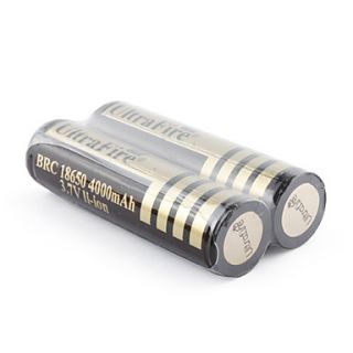 USD $ 10.89   TrustFire 18650 Li ion Rechargeable Battery 3.7V 4000mAh