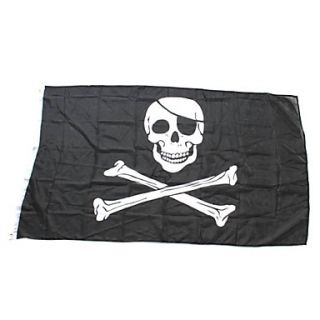 EUR € 4.96   Jolly Roger cráneo del pirata y bandera de la bandera
