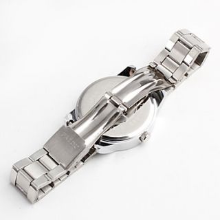 EUR € 5.88   par style unisex stål analog quartz armbåndsur (sølv