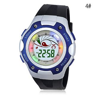 USD $ 9.89   Unisex Chronograph PU Digital Automatic Sport Watch,