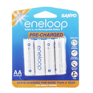 EUR € 23.82   sanyo eneloop 2000mAh Ni MH recarregáveis ​​aa (4