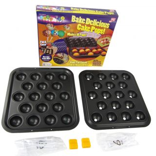 BAKE POP Kit for Delicious Cake Pops on a Stick *NEW IN BOX* As Seen