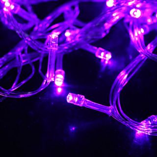 10m lila 100 LED Weihnachtsfee String Licht 8 Funkenbildung Modi (220V