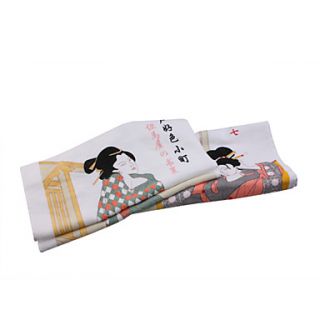 EUR € 10.94   kleur veranderende handdoek   Japanse vrouw patroon