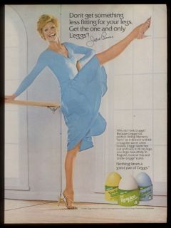 1979 Leggs Pantyhose Ad w/ Juliet Prowse - Best Thing! on eBid