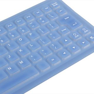 EUR € 11.03   pieghevole qwerty tastiera USB (blu), Gadget a