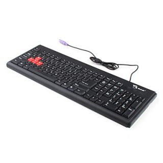EUR € 19.31   107 clave ps / 2 ultra delgado teclado estándar a