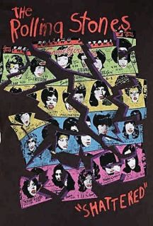 The Rolling Stones Shattered Junk Food Rock T Shirt s M L XL NWT