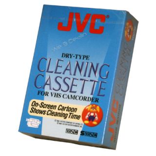 JVC TCC 3FU Cleaning Cassette for VHS C Camcorder   Brand New Retail