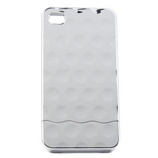 USD $ 3.99   Detachable Plating Backside Case for iPhone 4 Silvery